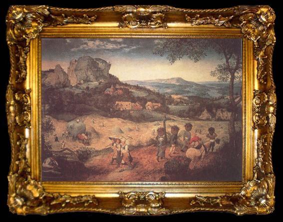 framed  Peter Paul Rubens Haymaking or Fuly (mk01), ta009-2